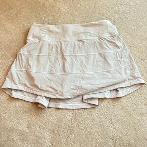 Lululemon Pace Rival Skirt in White